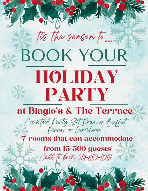 holiday event bookings